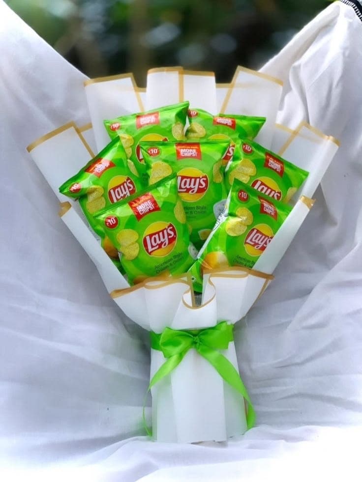 Layโs Chips Bouquet โ Unique Snack Gift Bouquet for Birthdays & Special Occasions