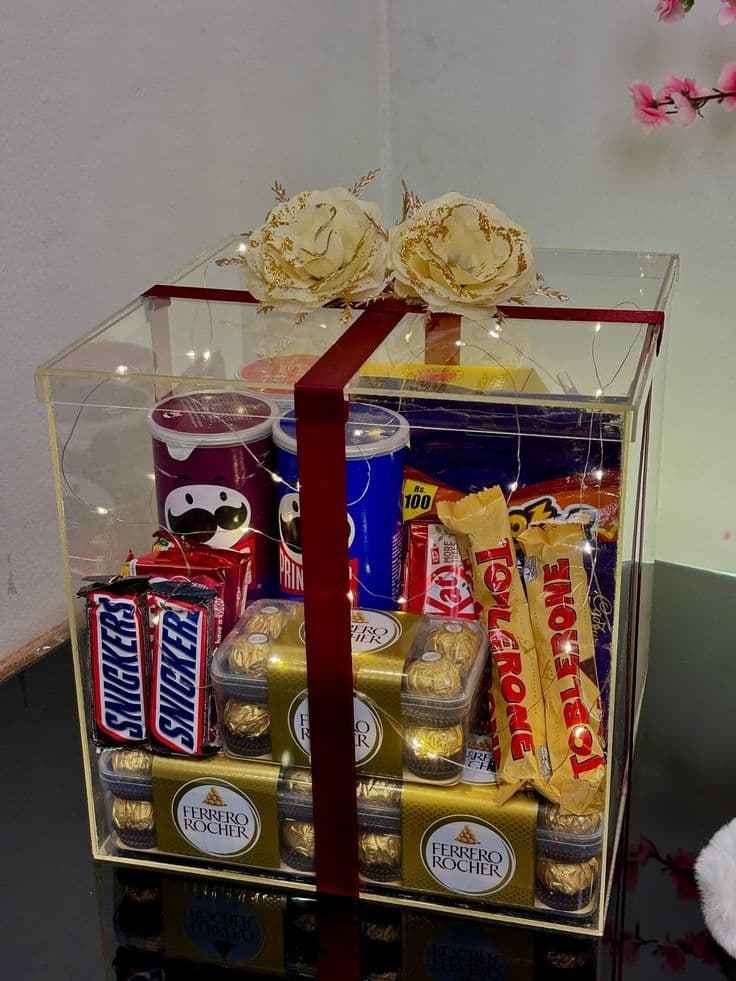 Luxury Chocolate Gift Box – Ferrero Rocher, Snickers & Assorted Chocolates Hamper